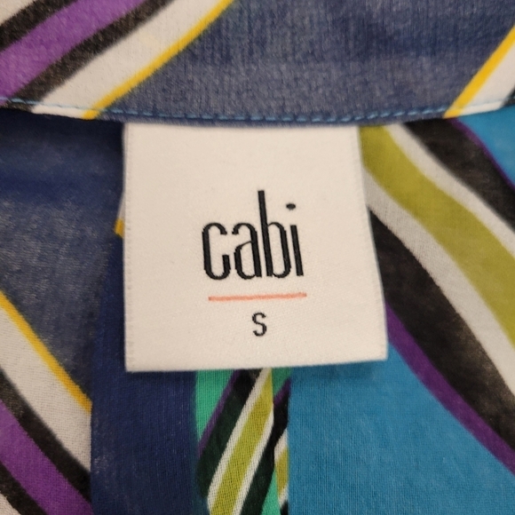 CAbi 3780 Ascot Top Tied Up Blouse Size Small - Picture 3 of 7